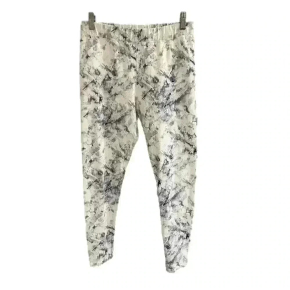 Soft Surroundings Pants - - Soft Surroundings White And Gray Ankle Leggings, Used In Good Condition,…